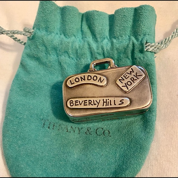 Tiffany & Co Suitcase Pillbox *Retired and Rare* - Picture 4 of 10